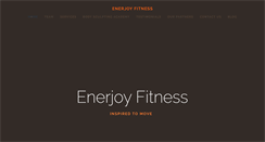 Desktop Screenshot of enerjoyfitness.com